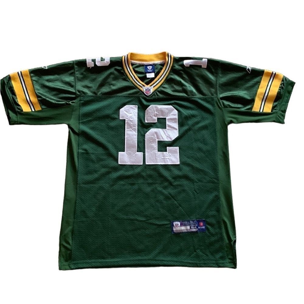 Green Bay Packers Aaron Rodgers Football Jersey | Reebok‎ Authentic NFL Size 54